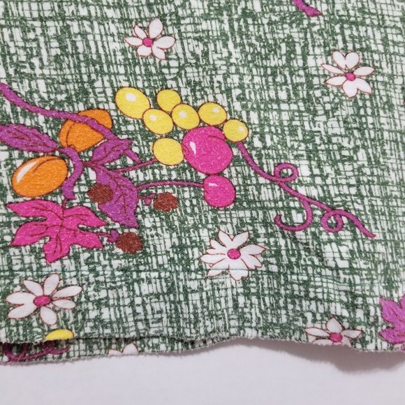 Free People skirt Small daisy floral cherry grape leaf print mini stretch summer - Picture 10 of 14